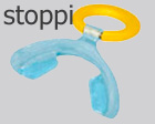 Пластинка для исправления прикуса Stoppi (желтое кольцо)